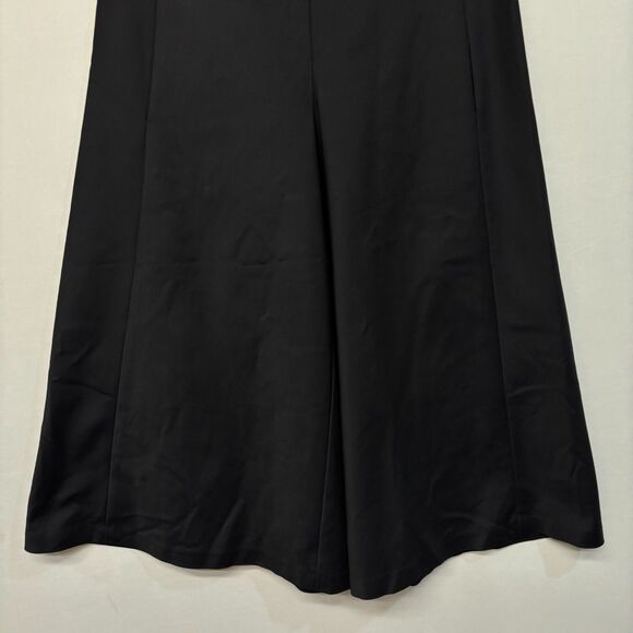 Tracy Reese Women Capri Cropped Wide Leg Pants Size 6 Black C024 -10 - Picture 15 of 16